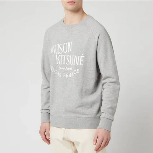 MAISON KITSUNE Other - Maison Kitsuné Heather Gray Crewneck Men's Large